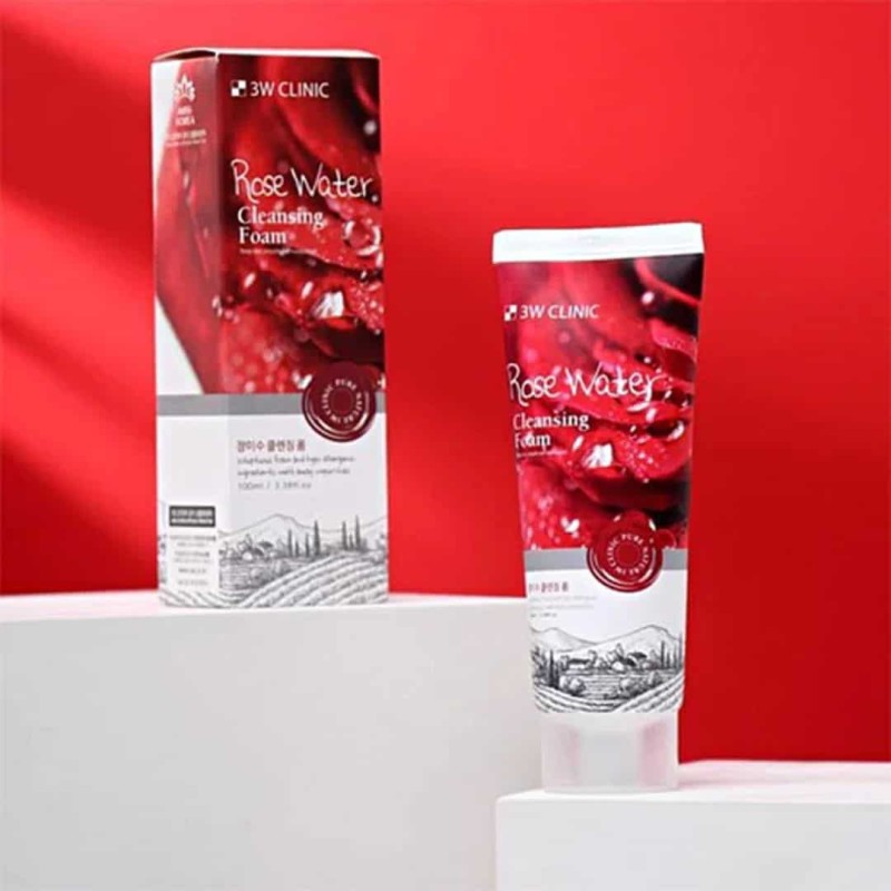 Rose Water Cleansing Foam (100ml)